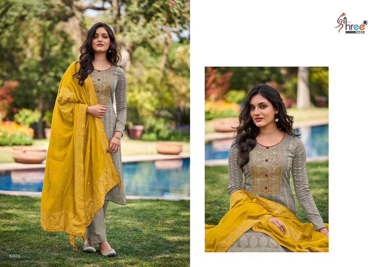 shree fab miraya cotton gorgeous look salwar suit catalog