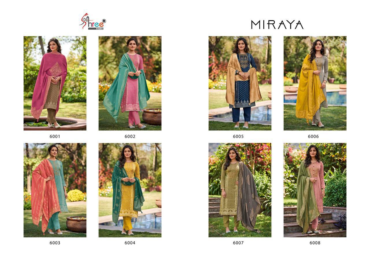 shree fab miraya cotton gorgeous look salwar suit catalog