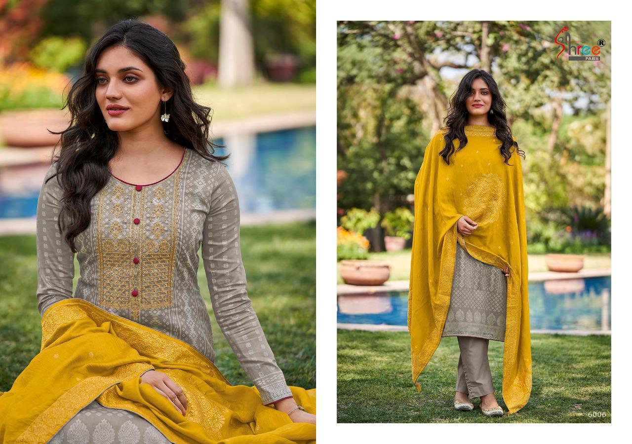 shree fab miraya cotton gorgeous look salwar suit catalog