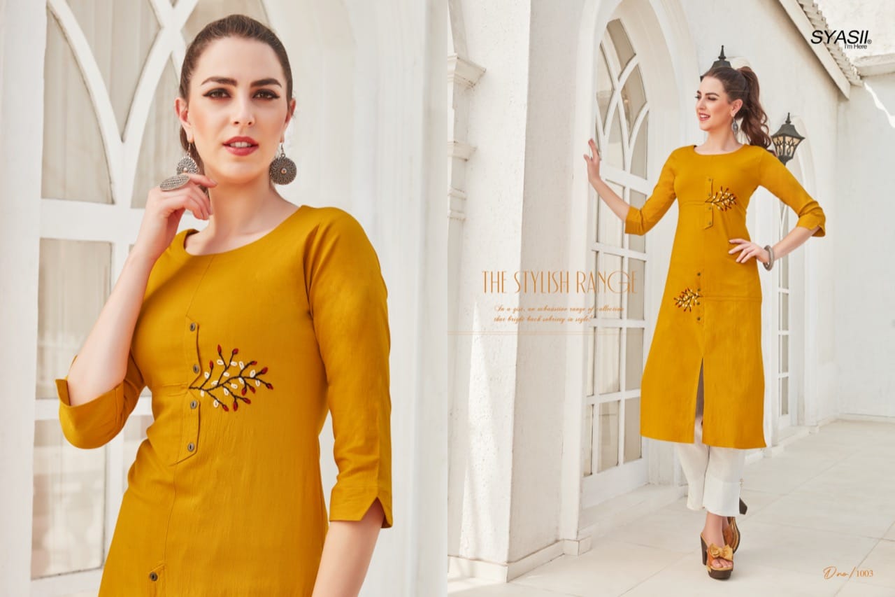 syasii ancy vol 1 rayon new and modern style kurti catalog