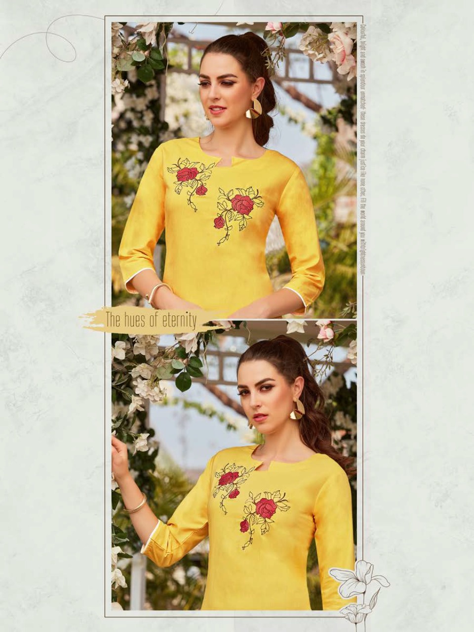 syasii magical beauty rayon decent embroidary look kurti with bottom catalog