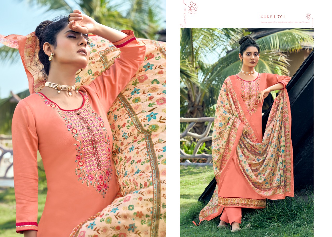 triple aaa kainath jam silk innovative style salwar suit catalog