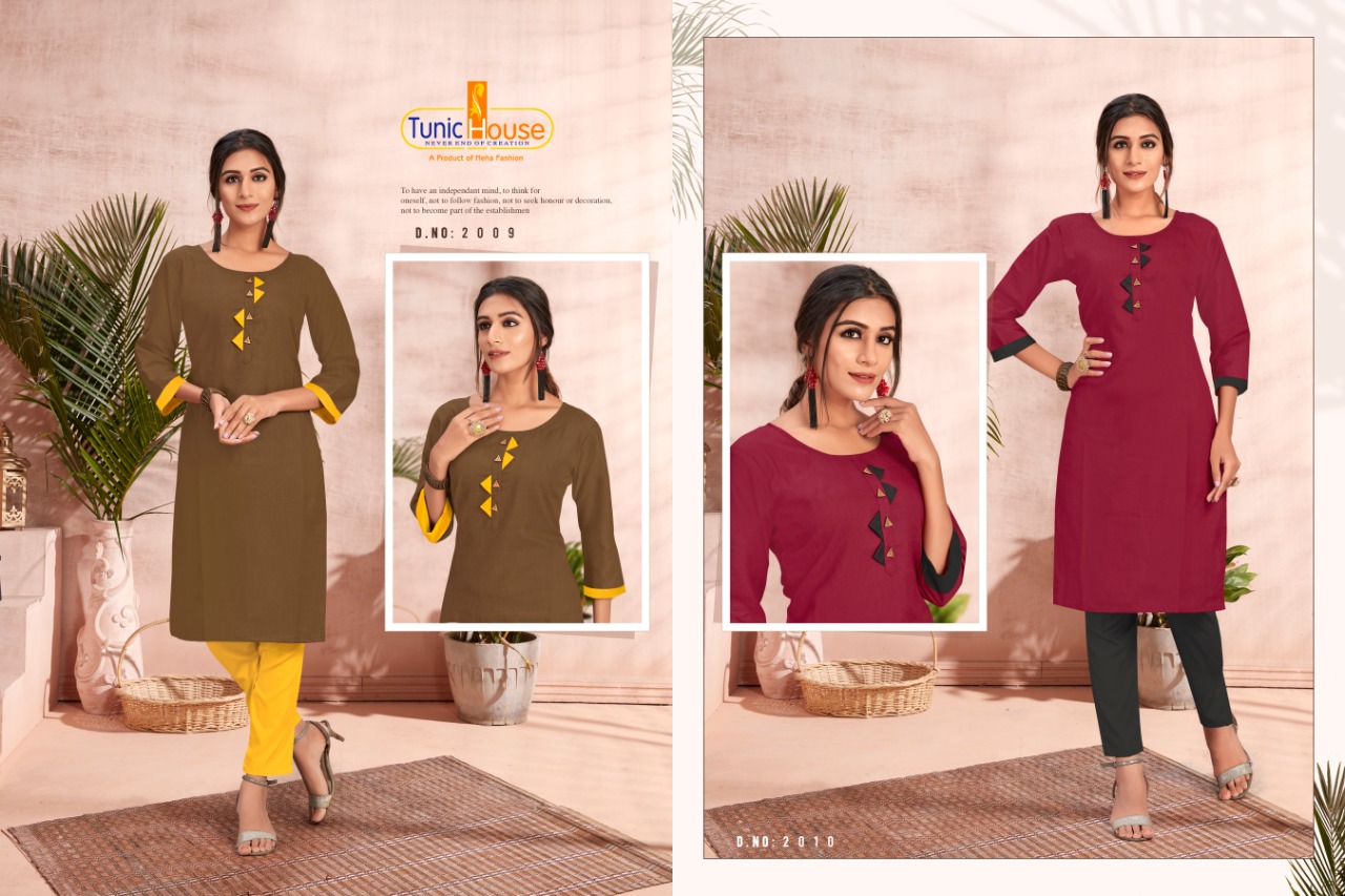 tunic house nandini cotton affordable price kurti catalog