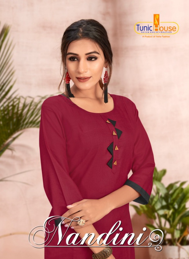 tunic house nandini cotton affordable price kurti catalog