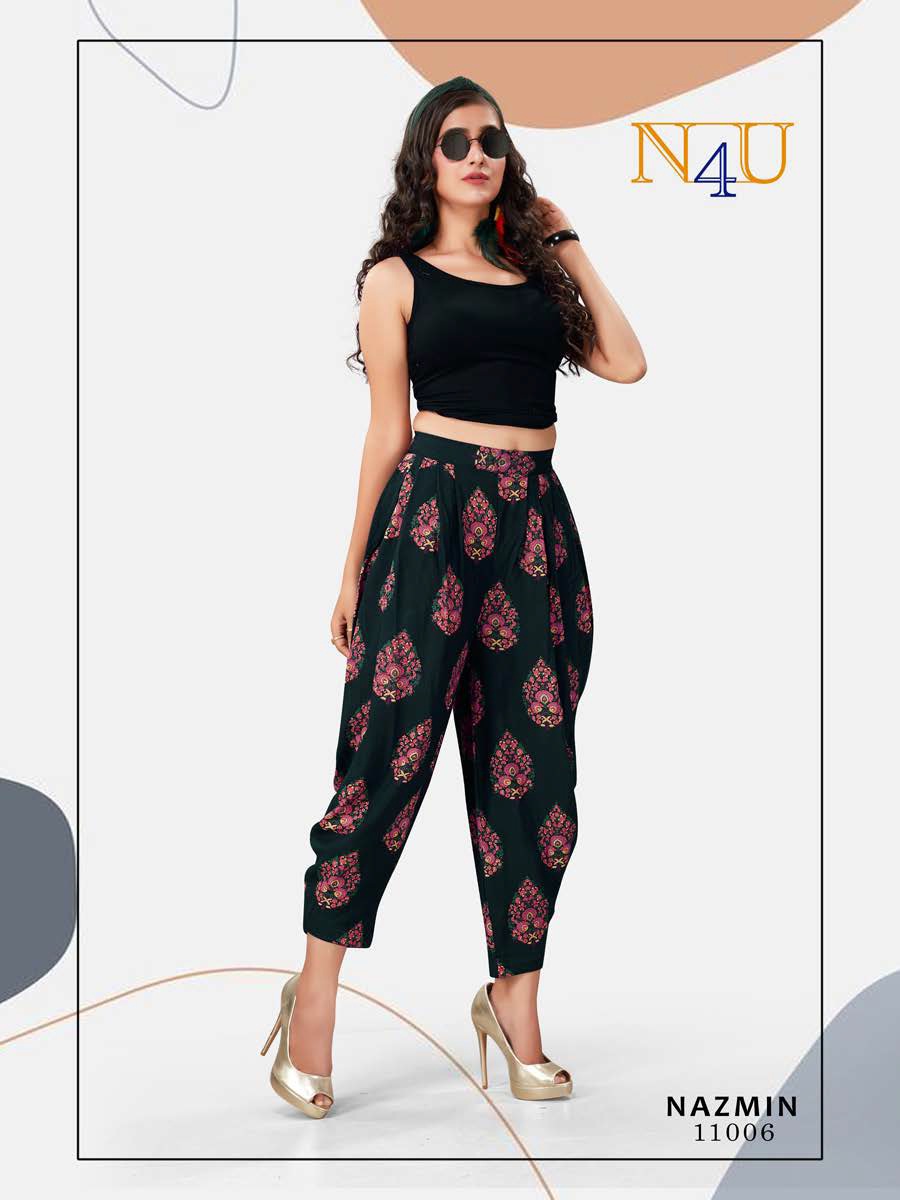 tunic house nazmin rayon classic trendy look pant catalog