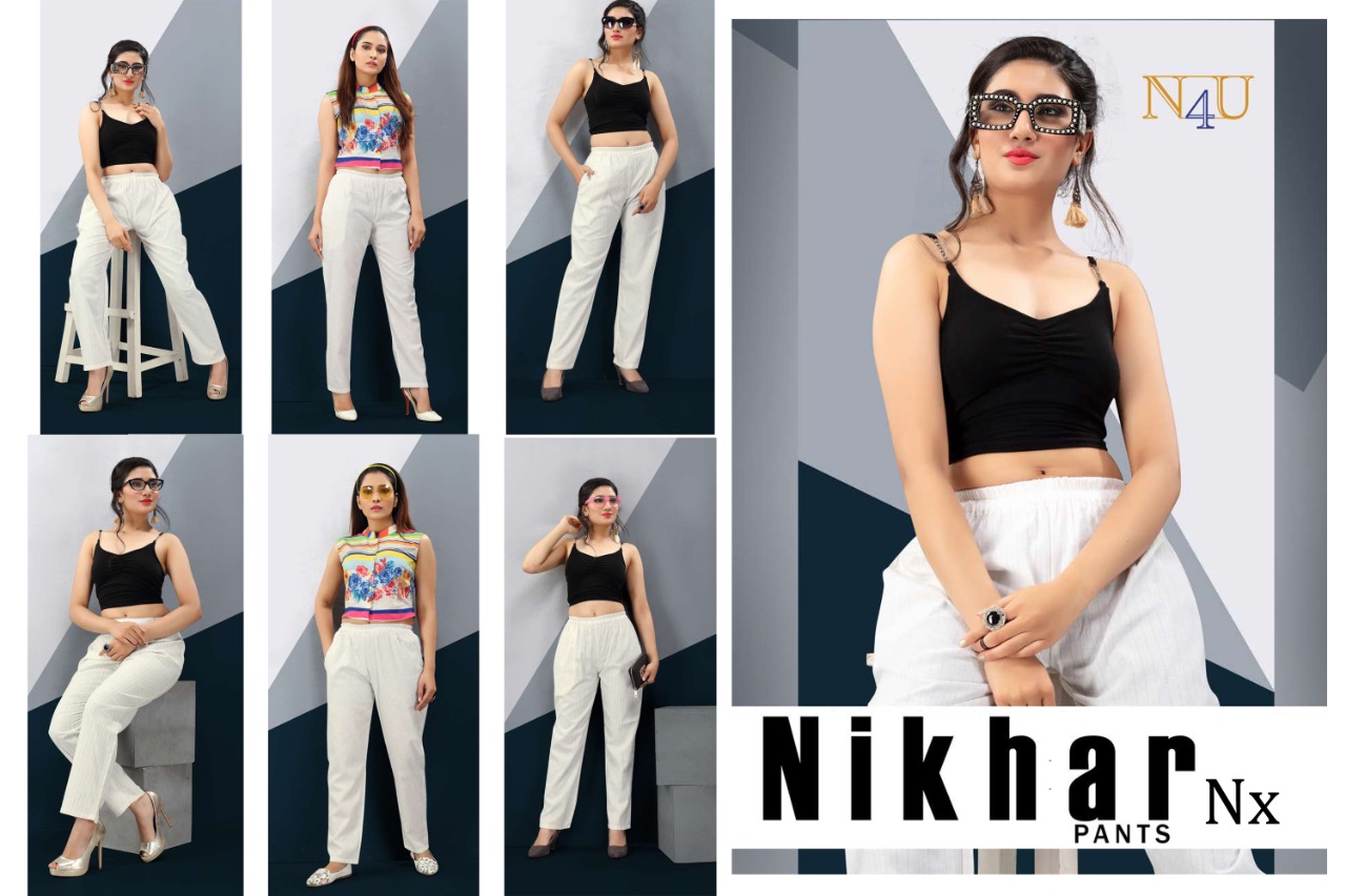 tunic house nikhar nx ninen cotton classic trendy look pant catalog