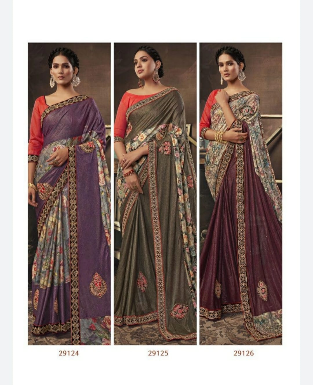 vallabhi prints  Subh kamna Indian china classic trendy look saree catalog