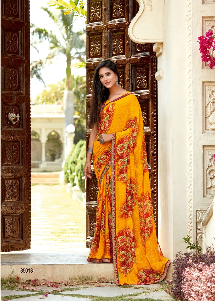 vallabhi prints  weightless regal print saree catalog