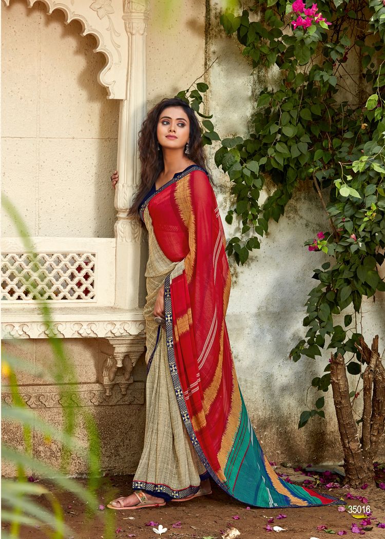 vallabhi prints  weightless regal print saree catalog