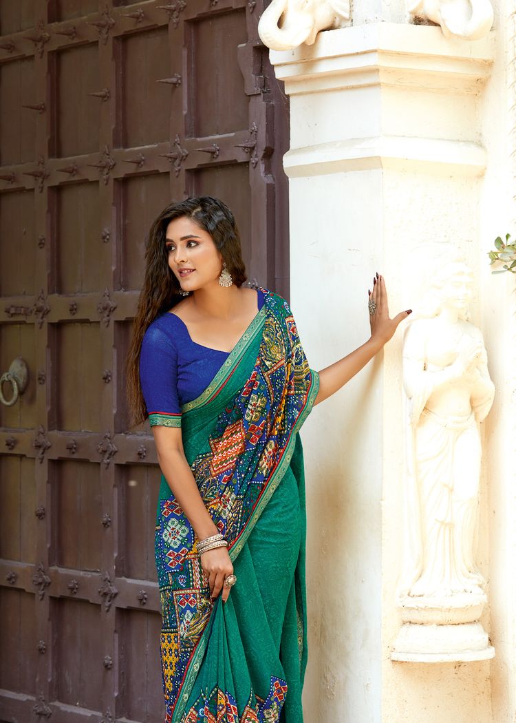 vallabhi prints  weightless regal print saree catalog