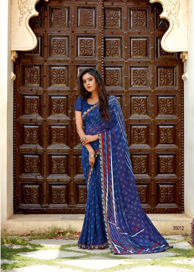 vallabhi prints  weightless regal print saree catalog