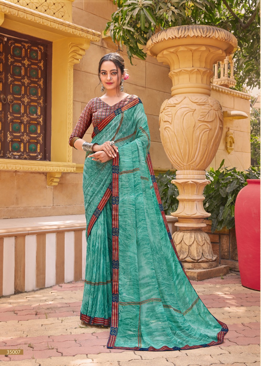 vallabhi prints assam Georgette graceful look saree catalog