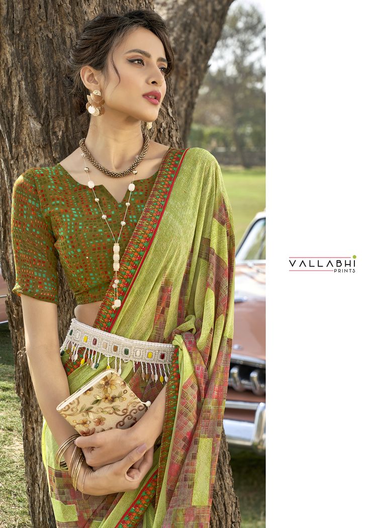 vallabhi prints gulaal georgette gorgeous look saree catalog