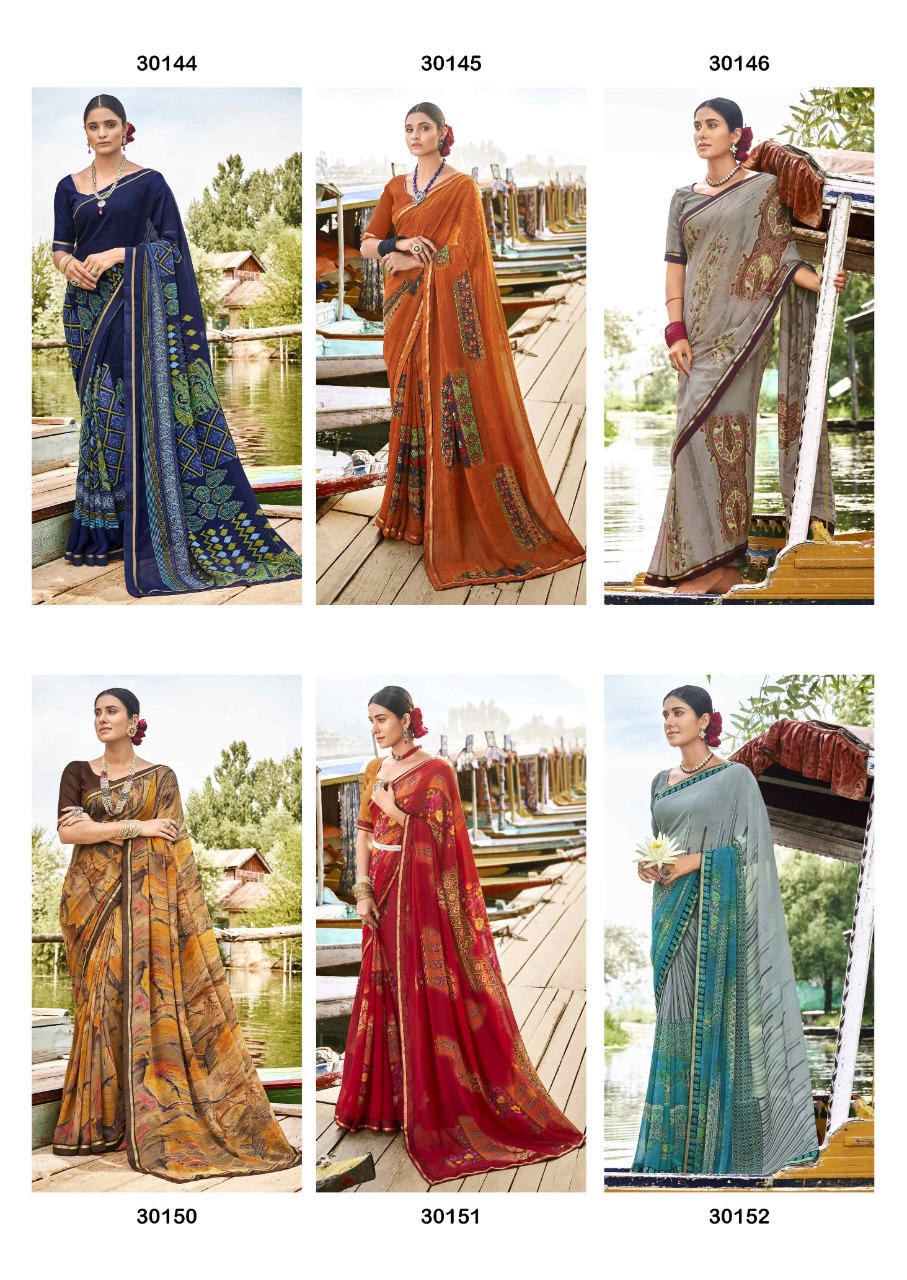 vallabhi prints toofan weightless graceful look saree catalog