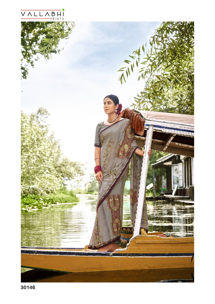 vallabhi prints toofan weightless graceful look saree catalog