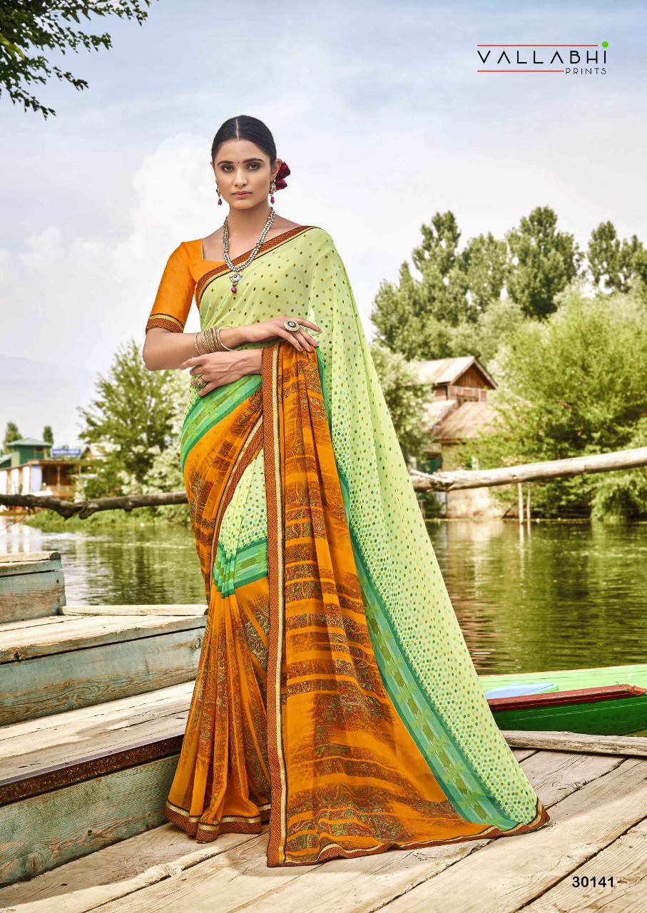 vallabhi prints toofan weightless graceful look saree catalog