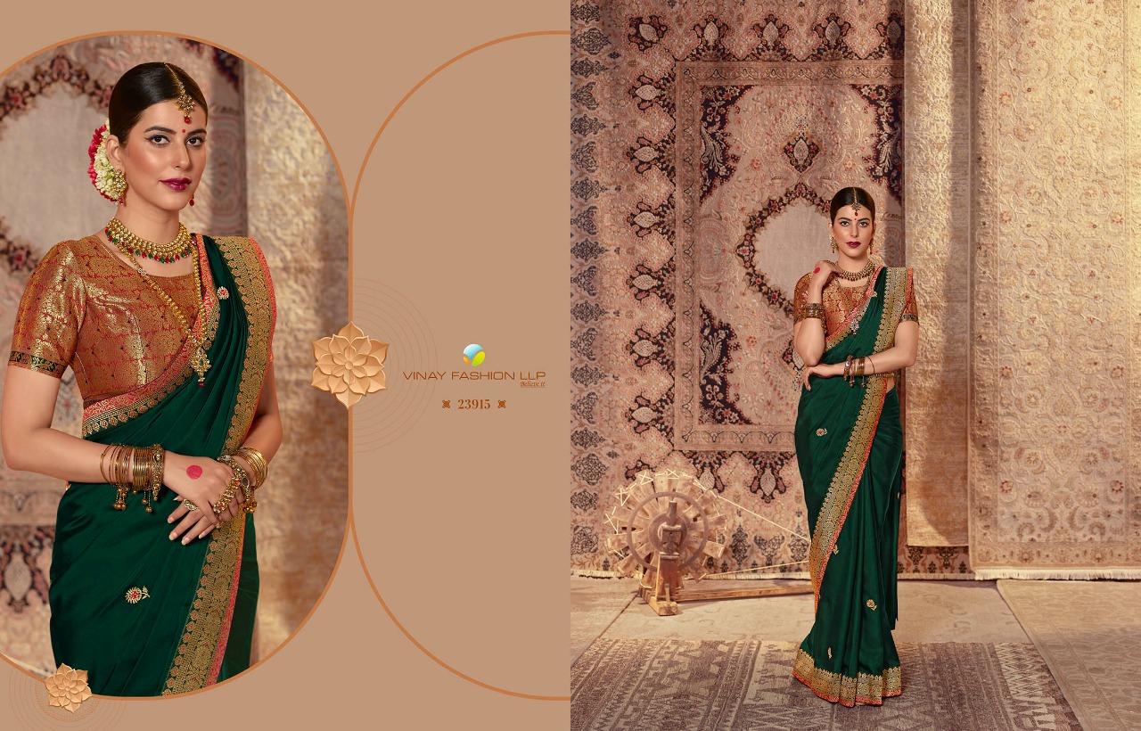 vinay fashion sheesha harmony 4 silk gorgeous look saree catalog