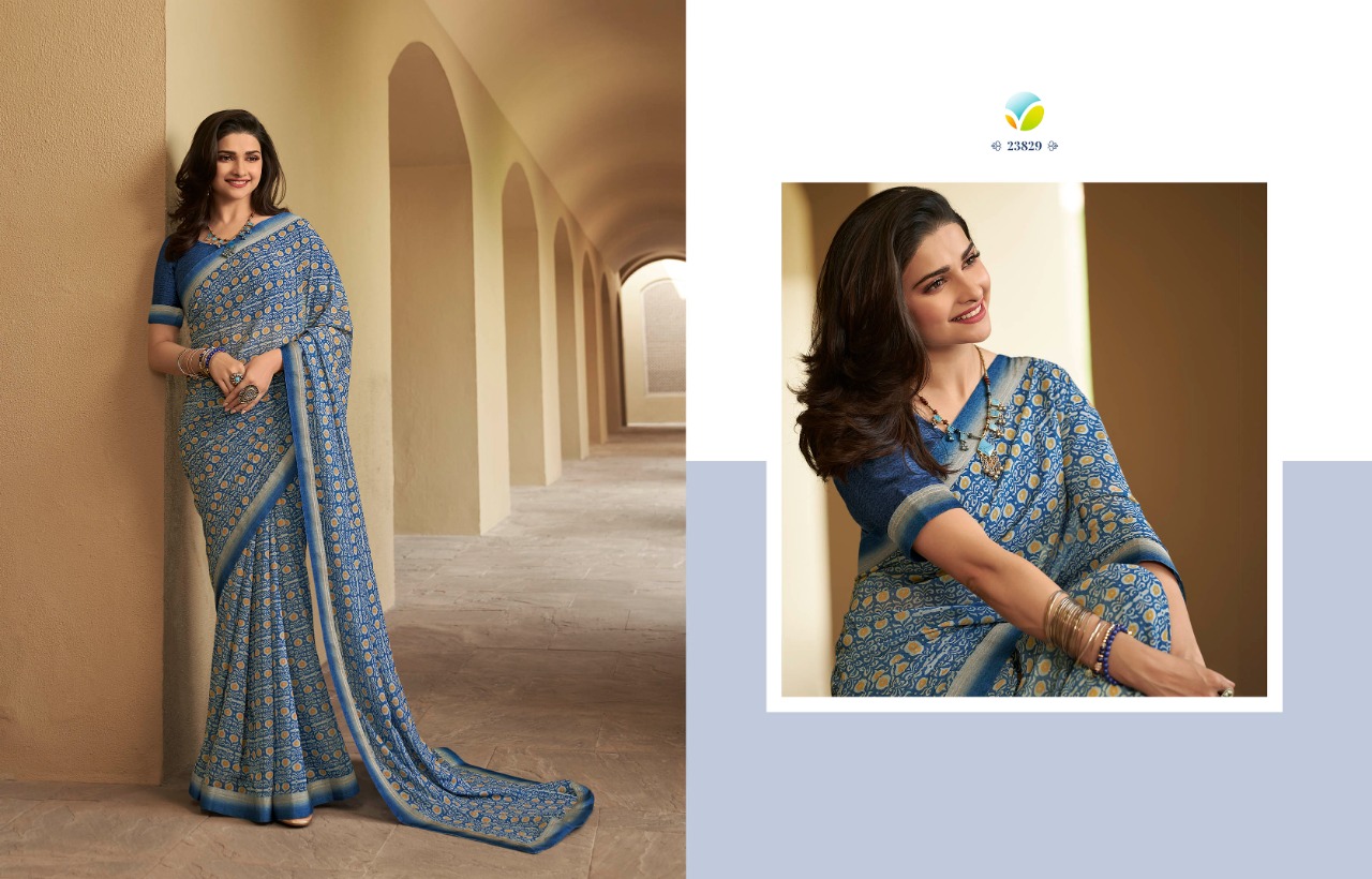 vinay fashion sheesha starwalk 65 georgget elegant look saree catalog