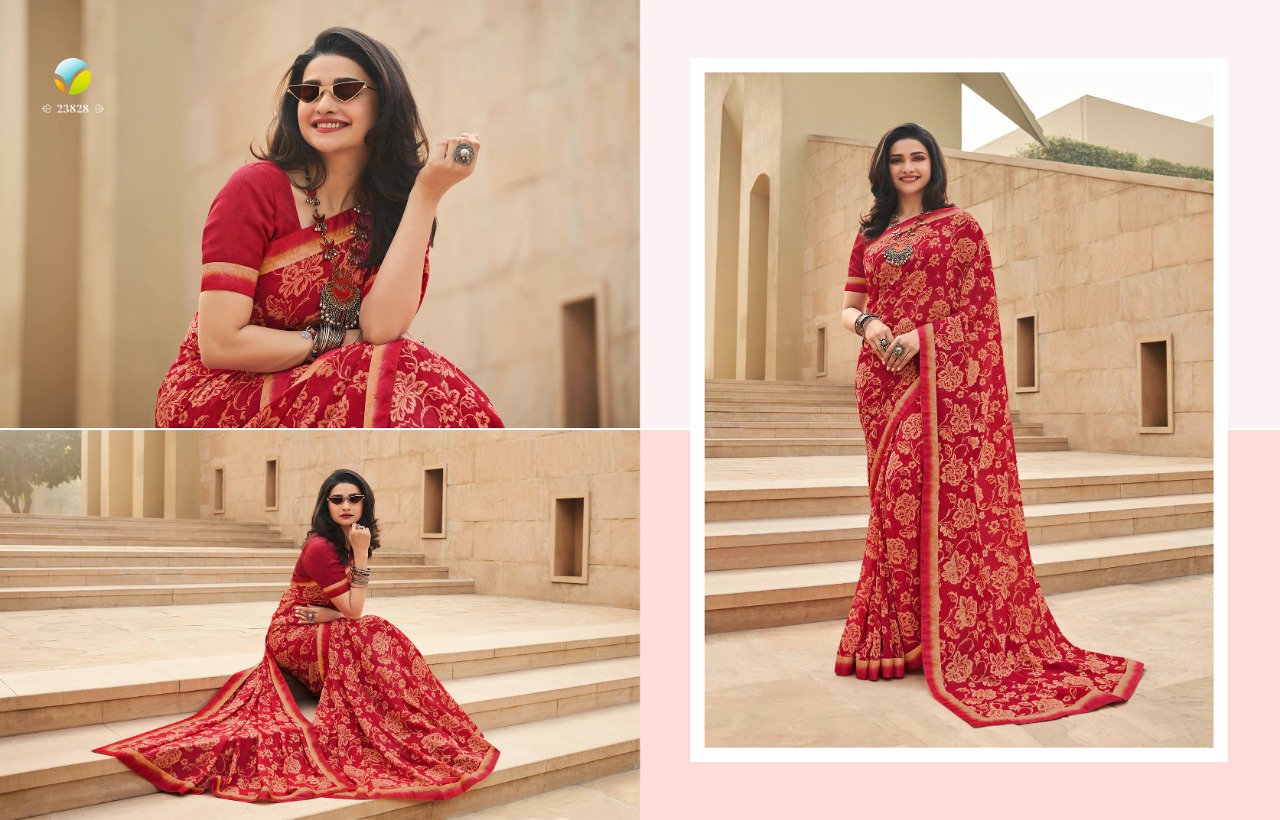 vinay fashion sheesha starwalk 65 georgget elegant look saree catalog