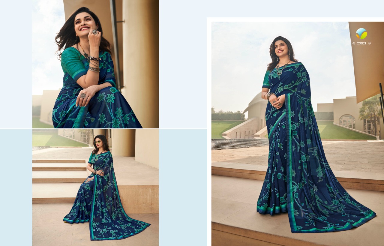 vinay fashion sheesha starwalk 65 georgget elegant look saree catalog