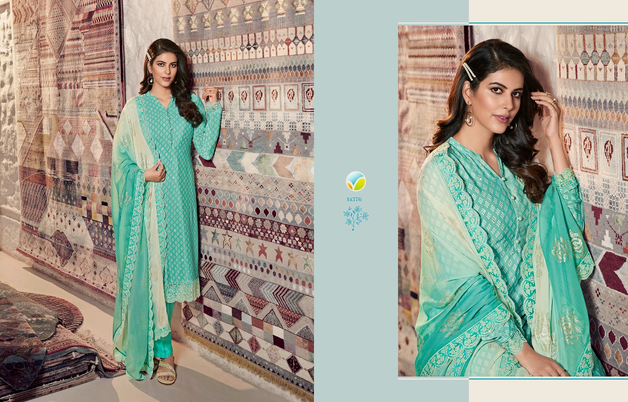 vinay fashion silkina royal crepe 31 georgette attrective look salwar suit catalog