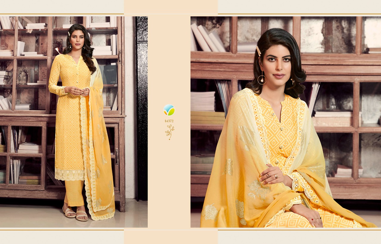 vinay fashion silkina royal crepe 31 georgette attrective look salwar suit catalog