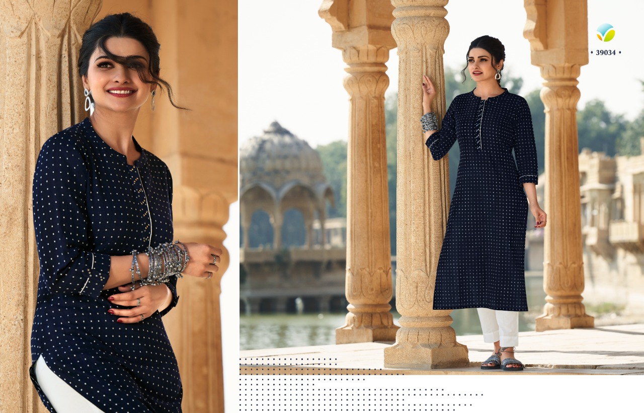 vinay fashion tumbaa hand weaved cotton elegant look kurti with bottom catalog