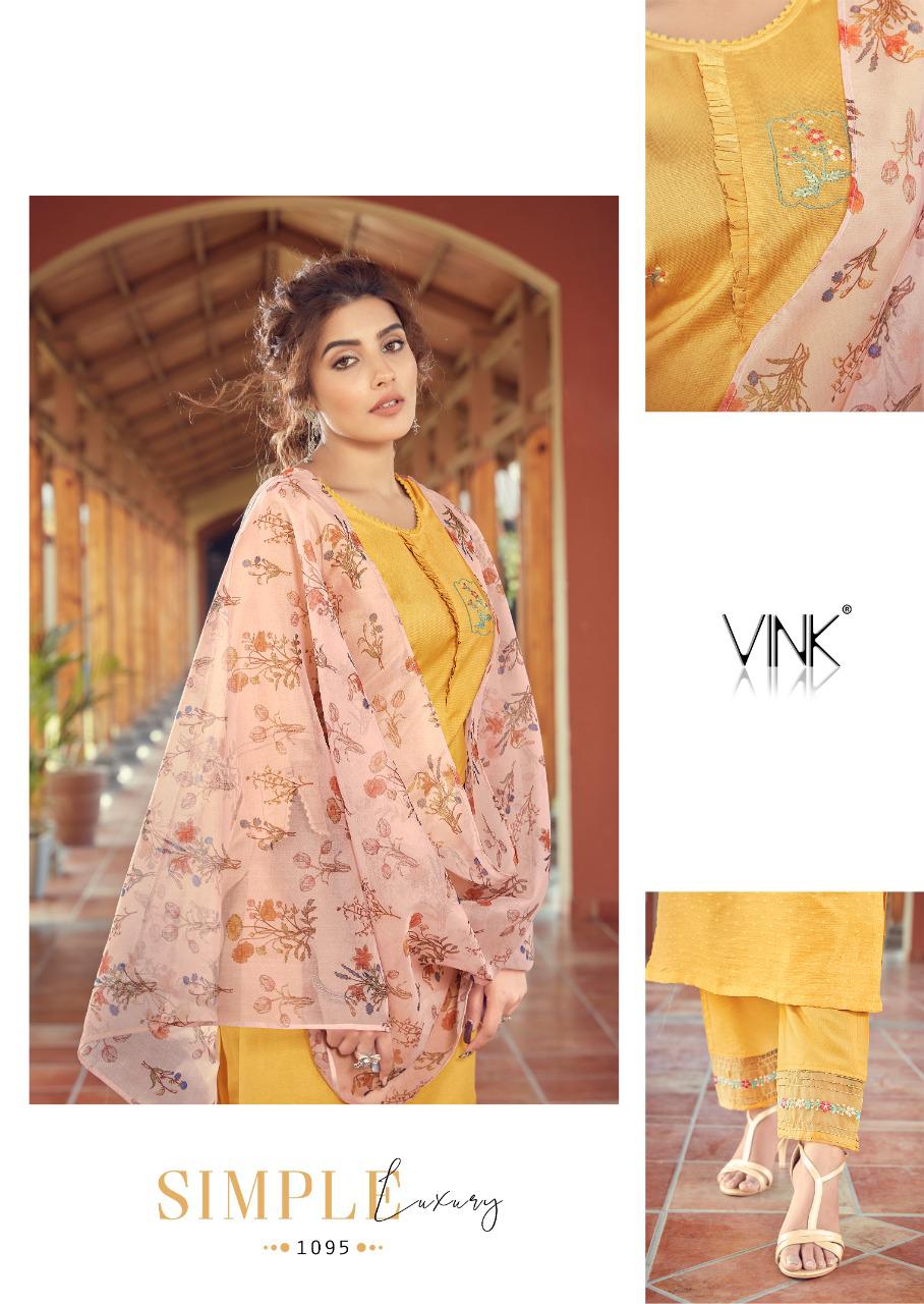 vink bloom vol 2 viscose astonishing look kurti pant with dupatta catalog