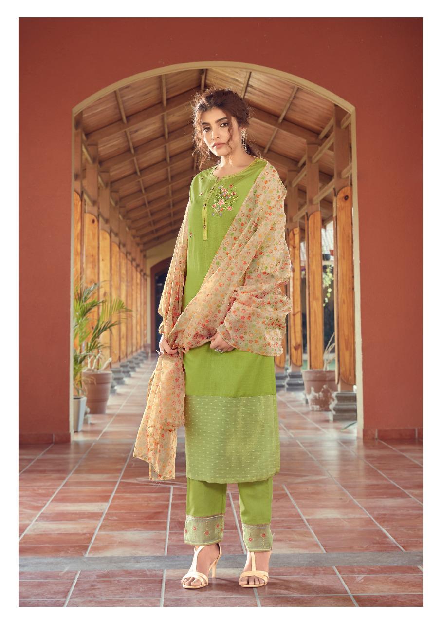 vink bloom vol 2 viscose astonishing look kurti pant with dupatta catalog