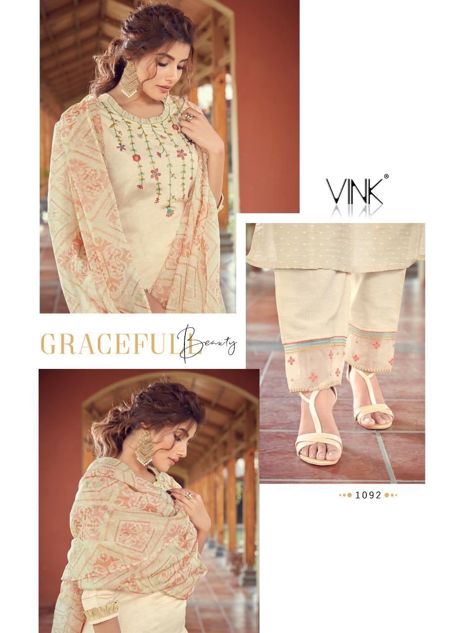 vink bloom vol 2 viscose astonishing look kurti pant with dupatta catalog