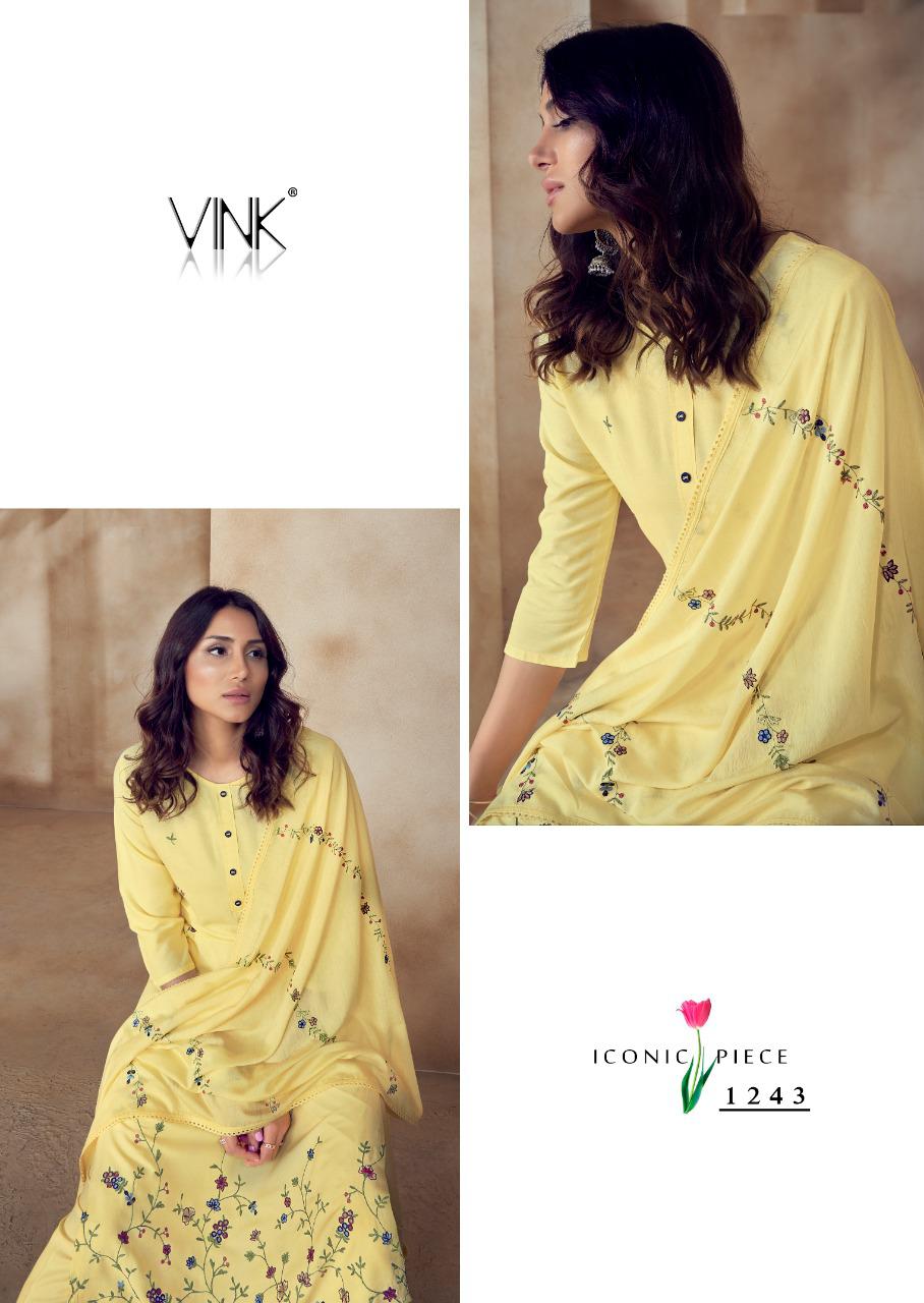 vink wonder rayon astonishing look kurti pant with dupatta catalog