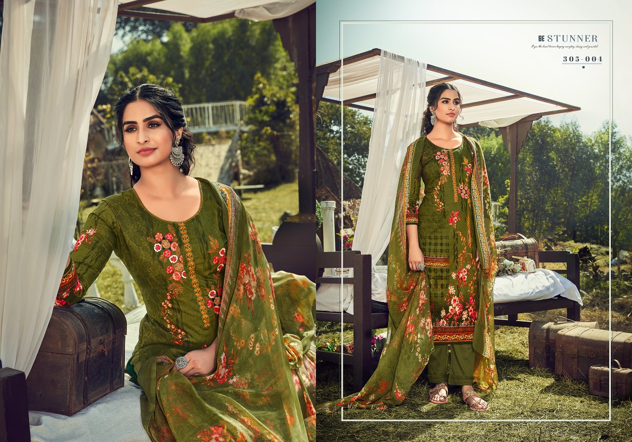 zulfat designer amelia cotton exclusive print salwar suit catalog