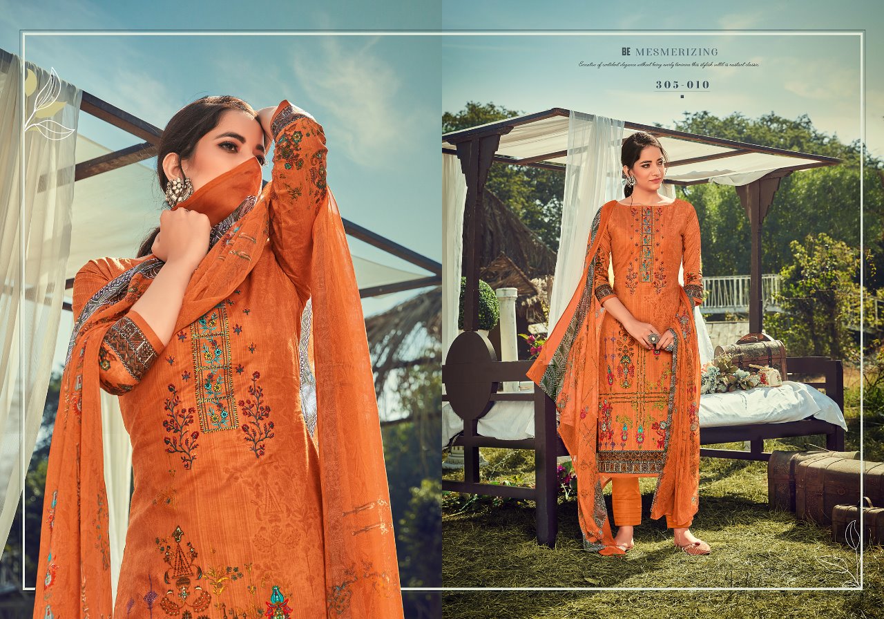 zulfat designer amelia cotton exclusive print salwar suit catalog