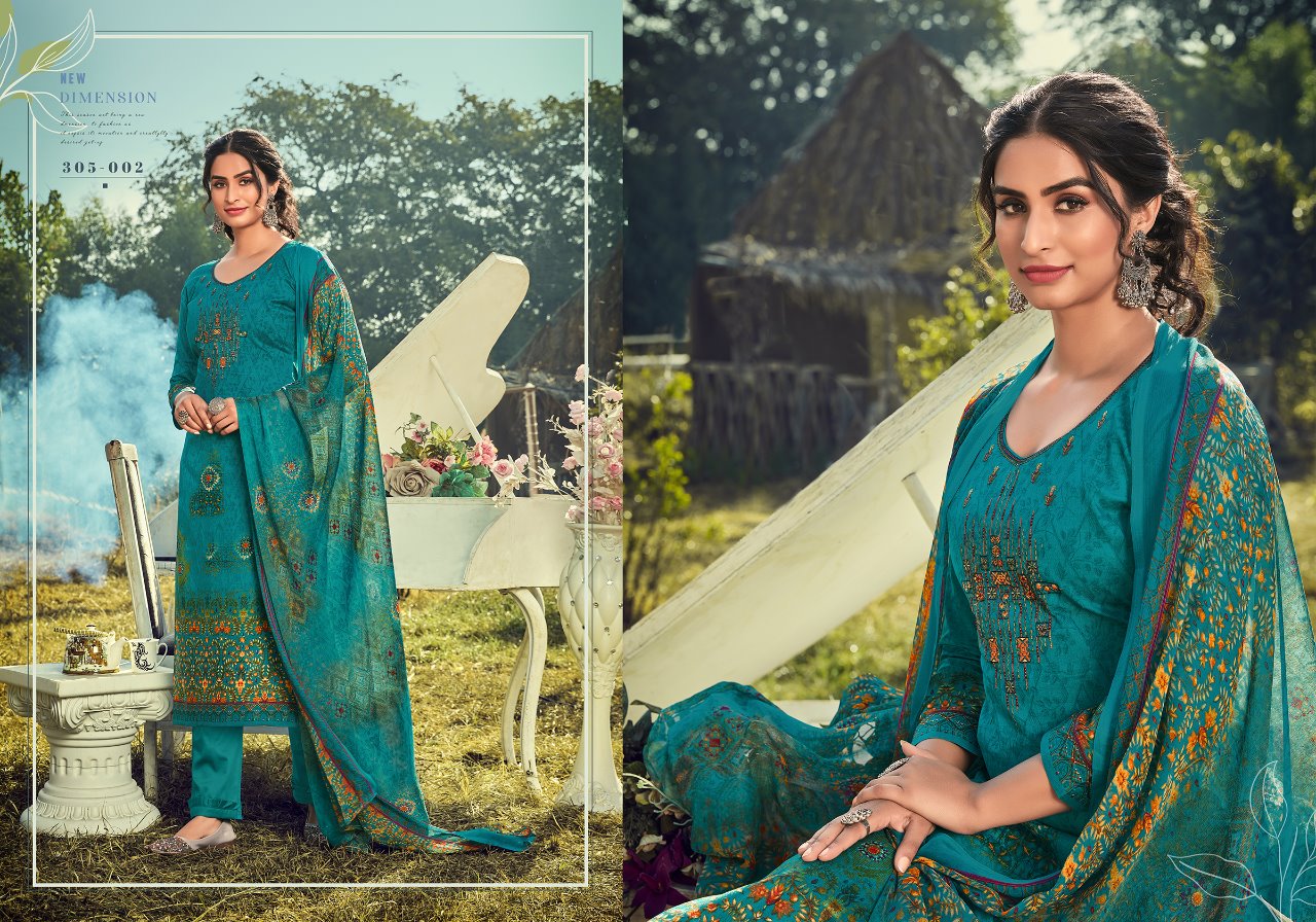 zulfat designer amelia cotton exclusive print salwar suit catalog