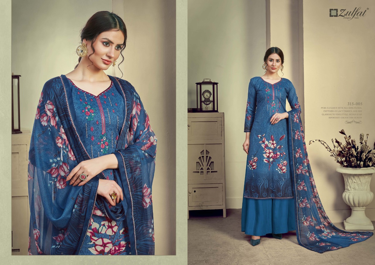 zulfat designer suit aakruti cotton elegant salwar suit catalog