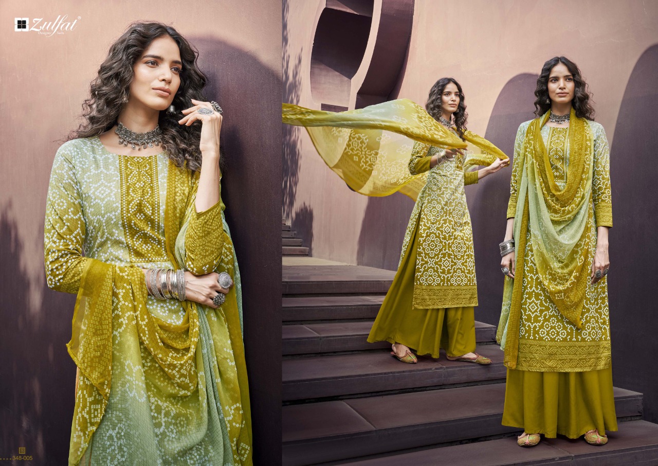 zulfat designer suit summer queen cotton elegant look salwar suit catalog