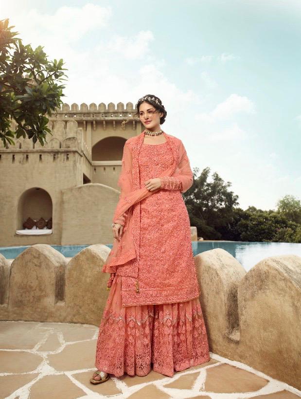 glossy shaivi Amayra net innovative look salwar suit catalog