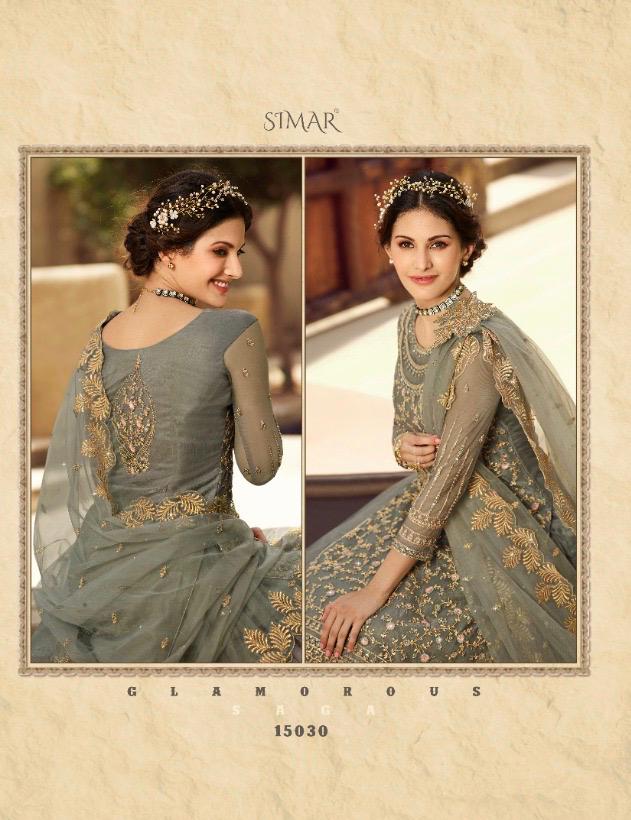 glossy shaivi Amayra net innovative look salwar suit catalog