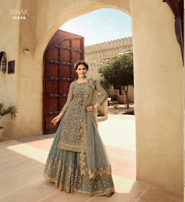 glossy shaivi Amayra net innovative look salwar suit catalog