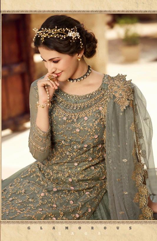 glossy shaivi Amayra net innovative look salwar suit catalog