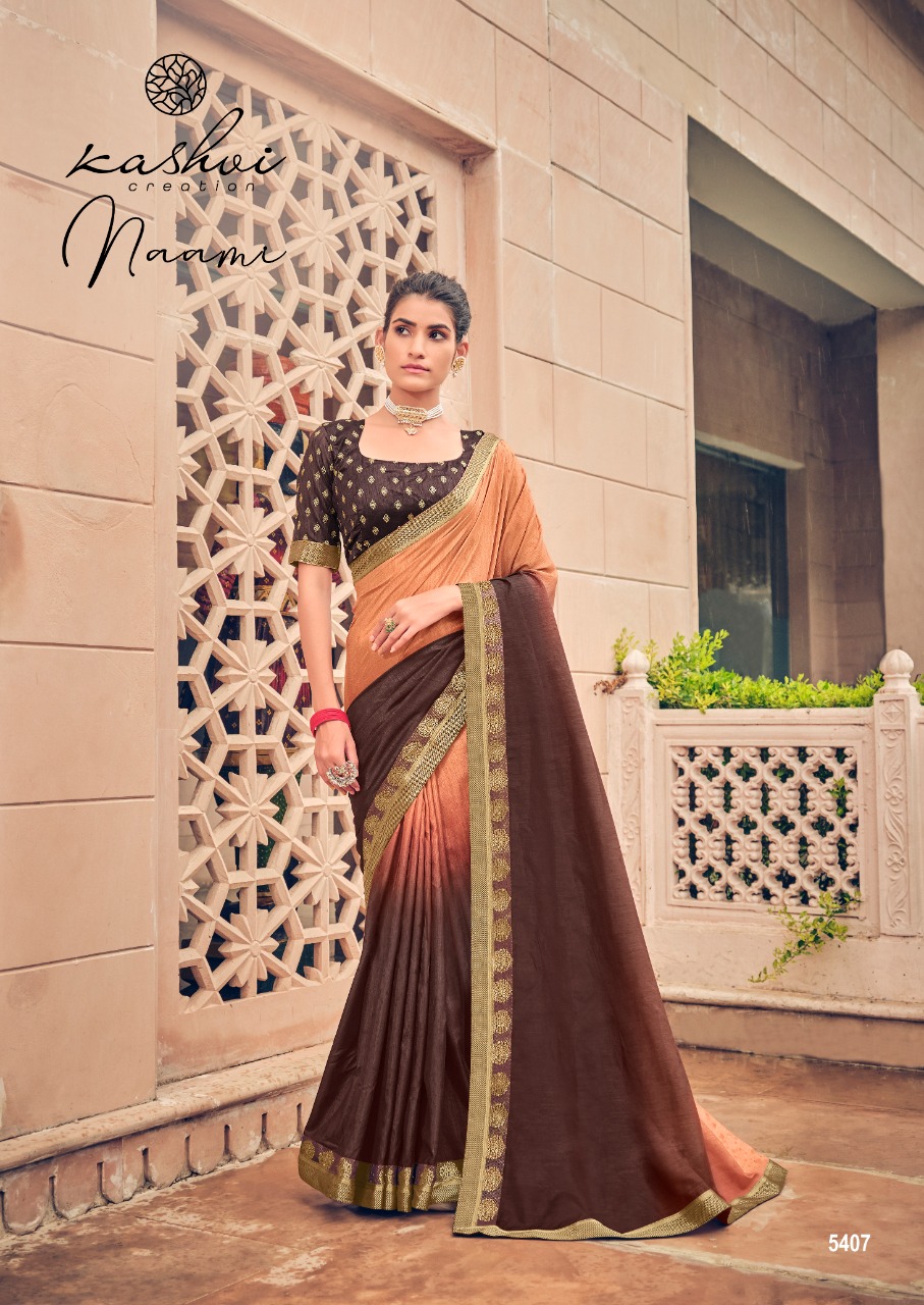 lt kashvi creation naami dola silk elegant print saree catalog