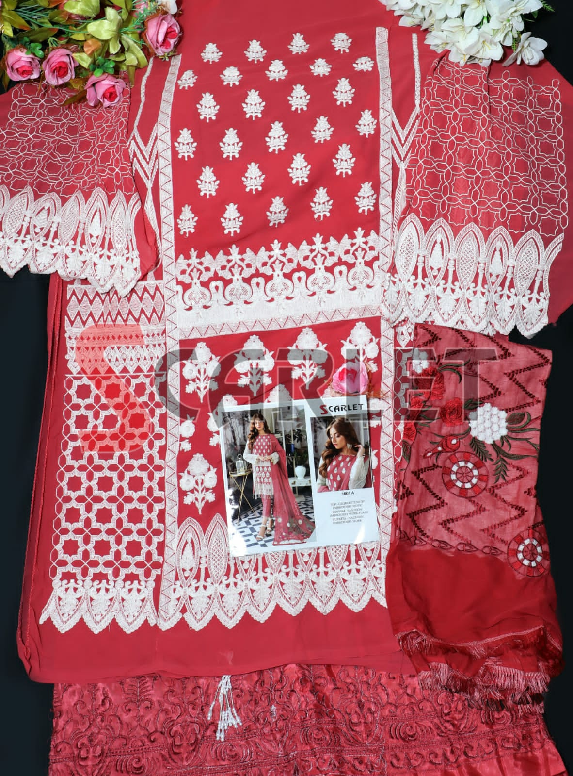 scarlet SCARLET  1003 A Salwar Kameez Georgget Singles