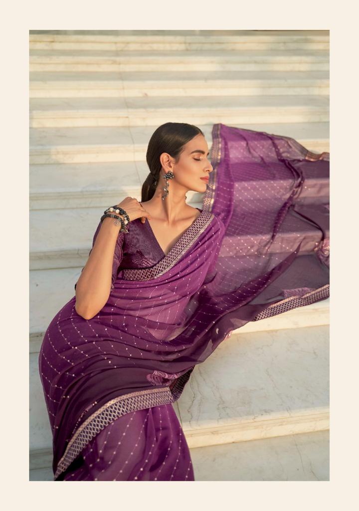 lt kashvi creation revanta georgget  decent look saree catalog