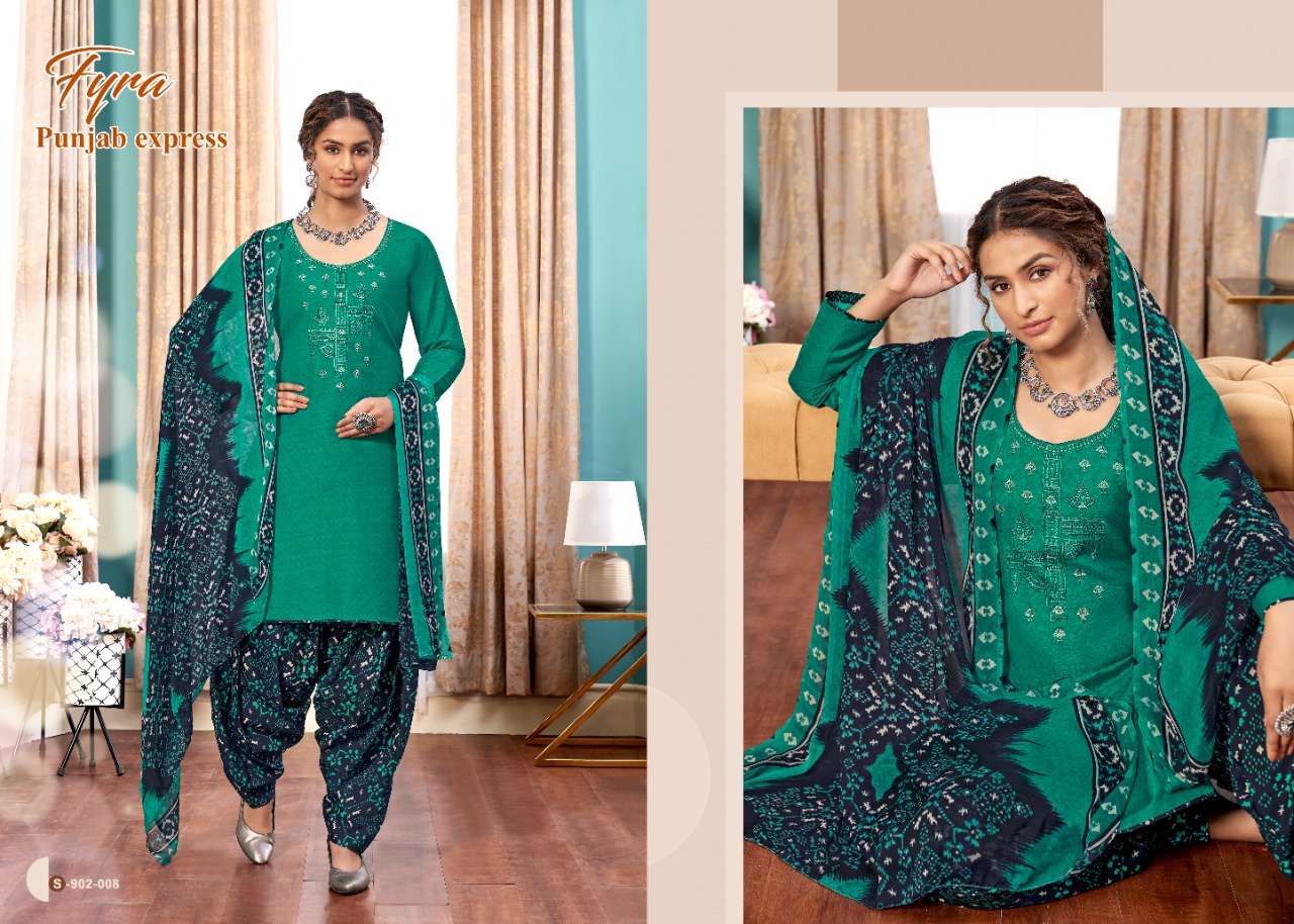 alok suit punjab express cotton ecclusive print salwar suit catalog