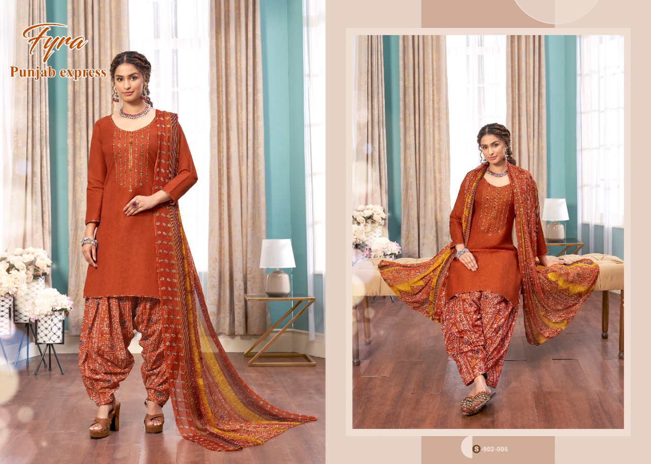 alok suit punjab express cotton ecclusive print salwar suit catalog