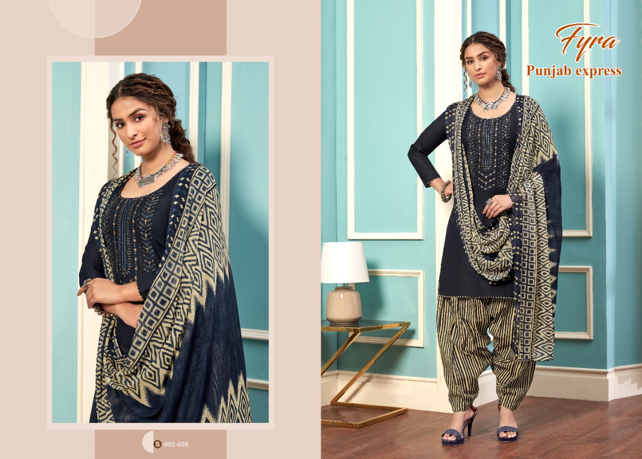 alok suit punjab express cotton ecclusive print salwar suit catalog