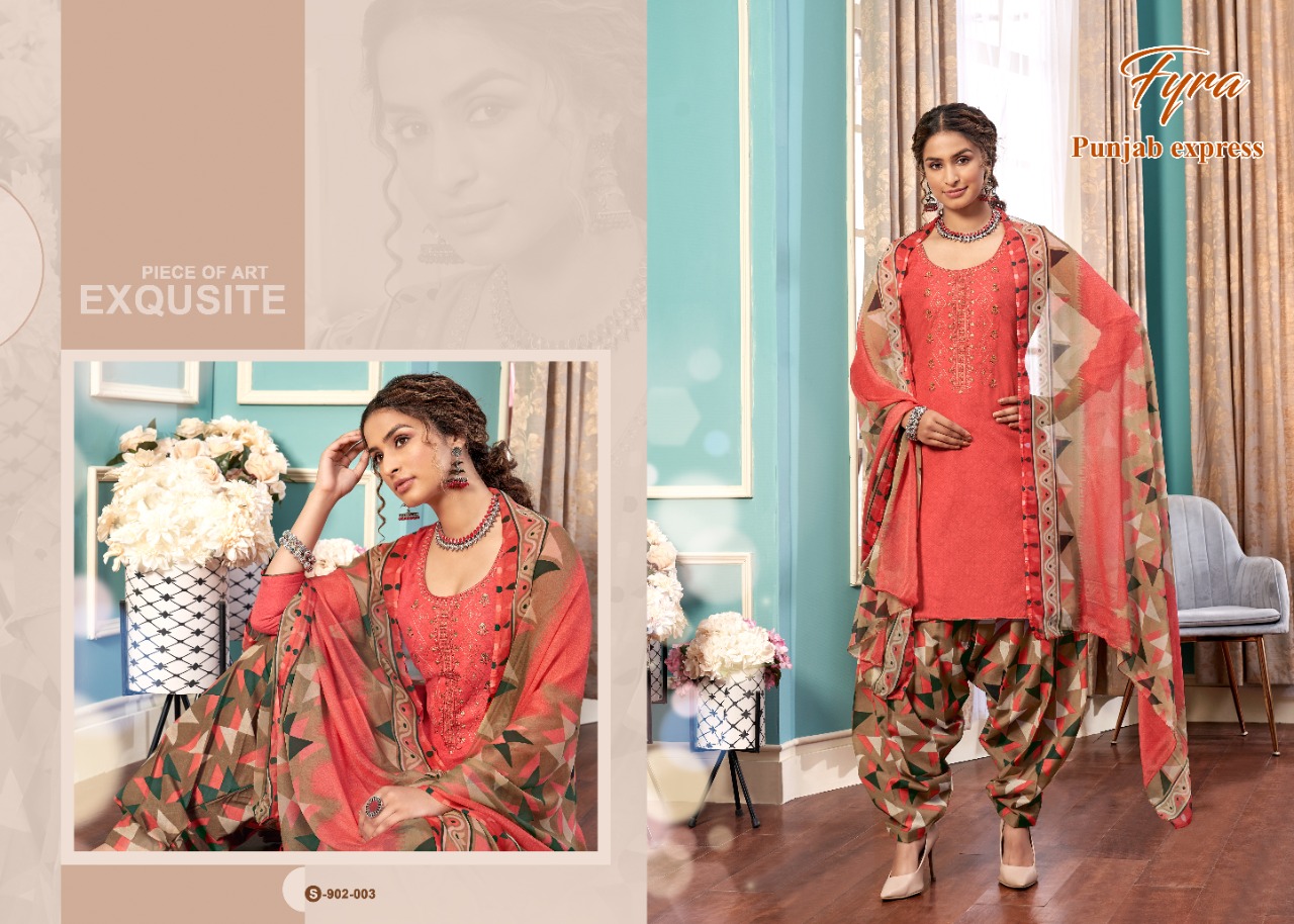 alok suit punjab express cotton ecclusive print salwar suit catalog