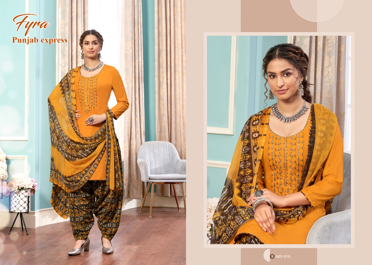 alok suit punjab express cotton ecclusive print salwar suit catalog