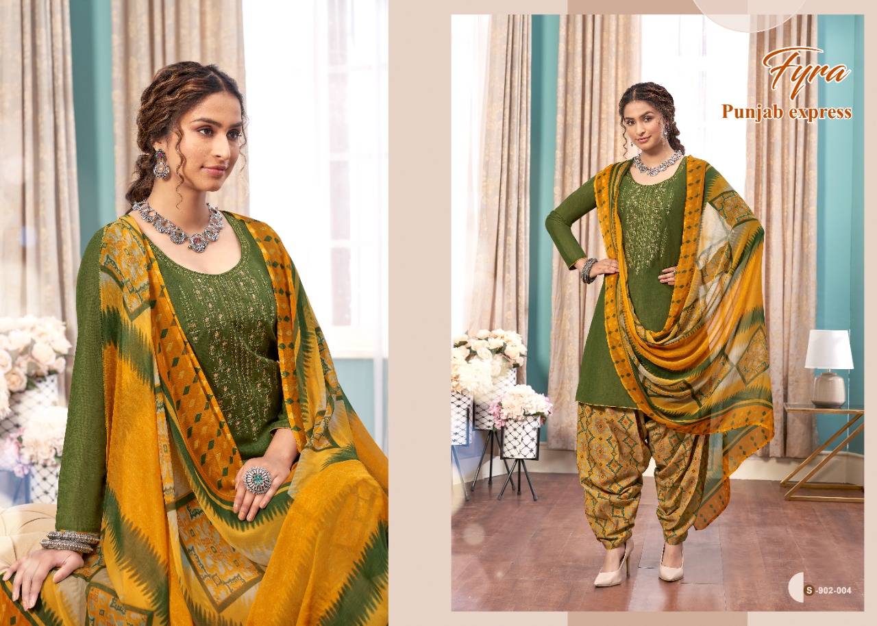 alok suit punjab express cotton ecclusive print salwar suit catalog