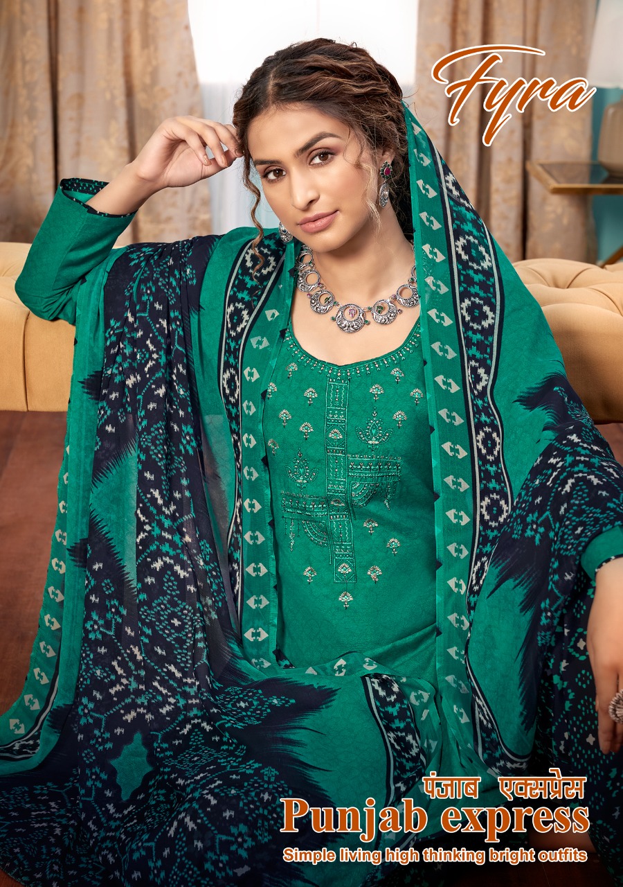 alok suit punjab express cotton ecclusive print salwar suit catalog